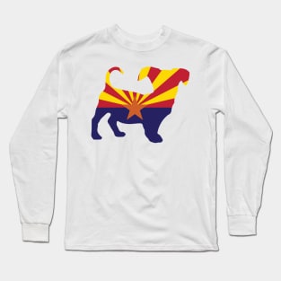 Chiweenie Dog Lover Arizona Flag Long Sleeve T-Shirt